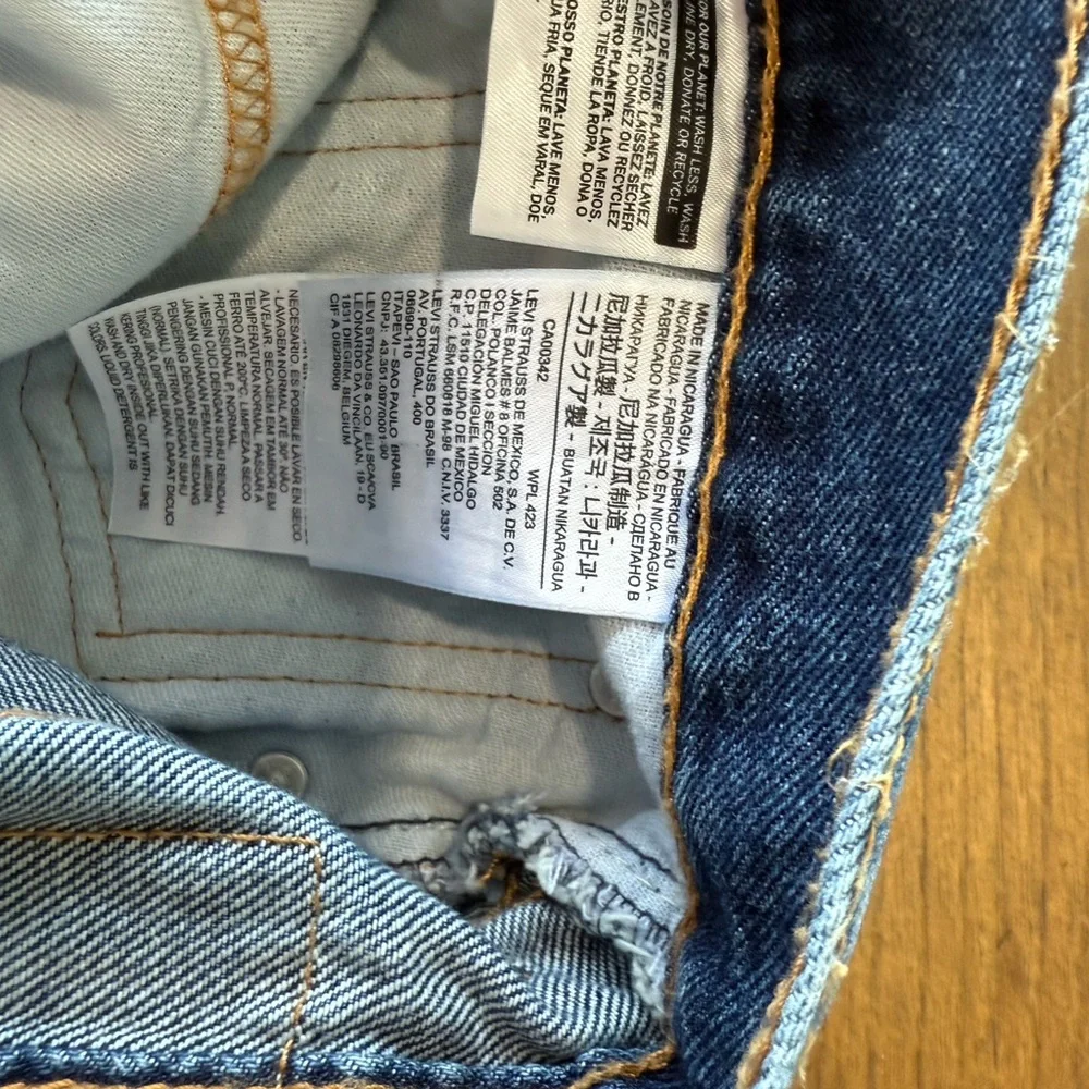 NEW Levi's 550 Blue Relaxed Fit Jeans 46X29 Denim
